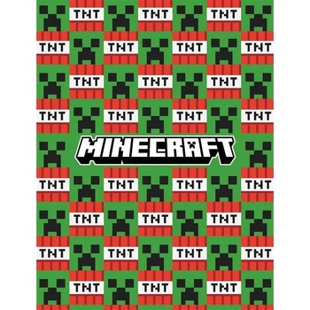 MINECRAFT Поларено одеяло Minecraft - 130 х 170 сm (MNC-4165FB)