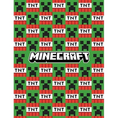MINECRAFT Поларено одеяло Minecraft - 130 х 170 сm (MNC-4165FB)