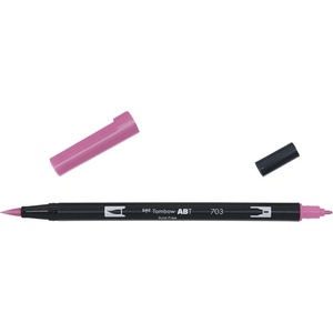 Tombow Маркери Tombow ABT Dual Brush 703 розова роза (ABT-703)