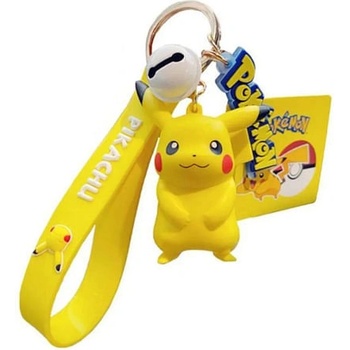Prívesok na kľúče imago Pokémon s rolničkou Pikachu