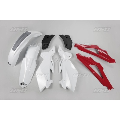 UFO kompletní plasty HUSQVARNA CR 2T 06-08 OEM dle ročníků 07-08 bílá/červená/černá HUSQVARNA CR 125 rok 06-08