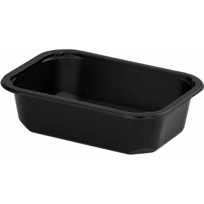 Nideko Zatavovacia miska na polievku hranatá 350 ml 160x112x45 mm čierna