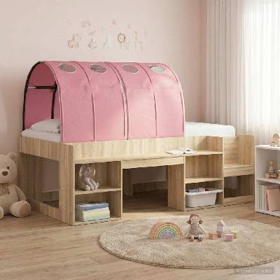 Леглов тунел 2 pcs Розово 211 x 67.5 x 2 см Полиестер (893711)