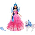 Barbie Mattel Barbie: 65 Вдъхновяващи истории - Кукла и еднорог A Touch of Magic (HRR16) (96703)