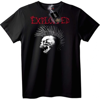 NOONEBRAND Тениска The Exploited Череп Мохоук - 2XL, Black