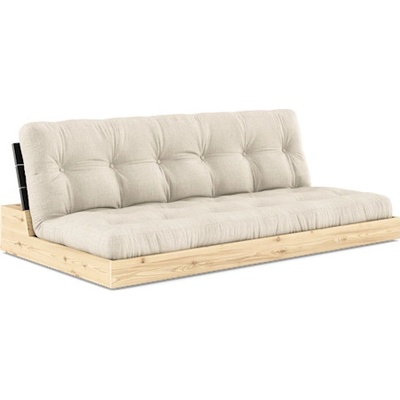 KARUP sofa BASE natural pine black linen 914