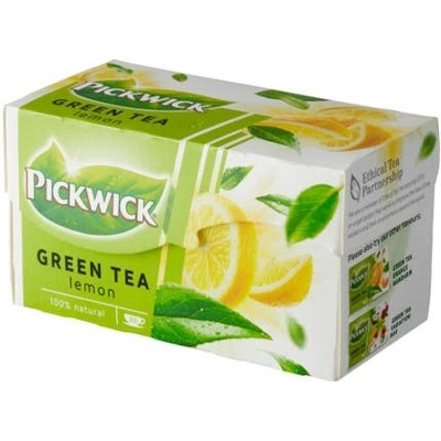 Pickwick Zelený čaj s citronem 20 sáčků 40 g