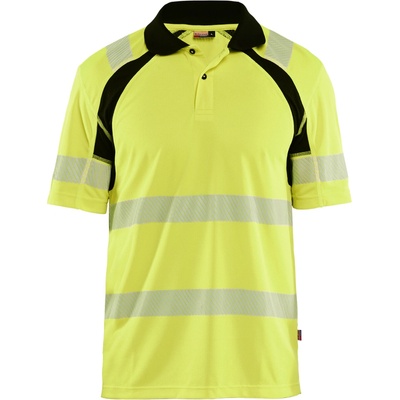 Blåkläder AB 3595 Reflexní polokošile s UV ochranou žltá/cerná 4XL
