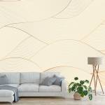 Art Gift Decor Фототапет - Златисти вълни