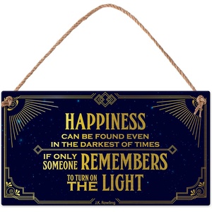 Simetro Табелка Simetro - Happiness Can Be Found Even In The Darkest Of Times, J. K. Rowling (20099)