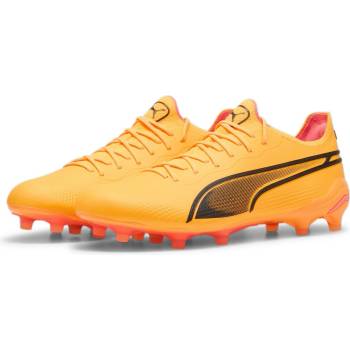 PUMA Футболни бутонки Puma King Ultimate Firm Ground Football Boots - Orange/Black