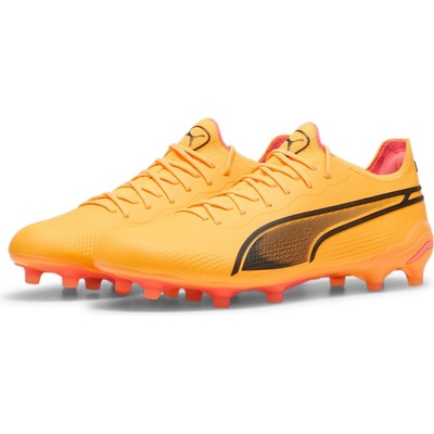 PUMA Футболни бутонки Puma King Ultimate Firm Ground Football Boots - Orange/Black