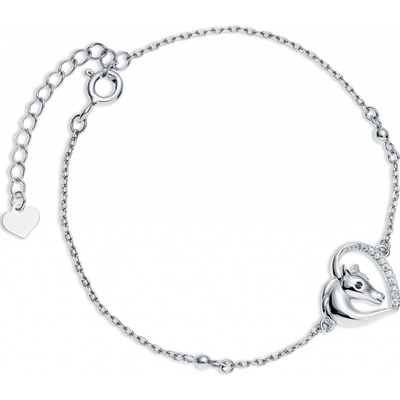 Olivie stříbrný kůň v srdci 5466