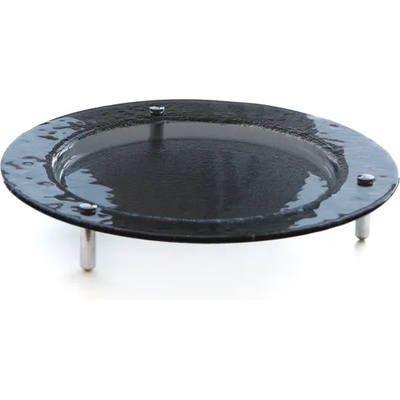 3D the glassware company D-Плато кръгло ф40 см с крачета 5.5 см 1010 Т-005 ЧЕРНО (0103121)
