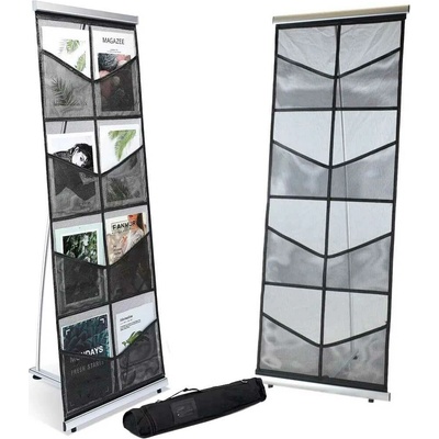 A-Z Reklama CZ Mash skládací textilní síťovaný stojan na letáky 8 x A4 – Zbozi.Blesk.cz