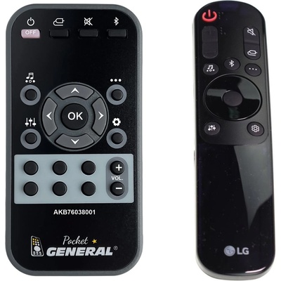 GENERAL Lg akb76038001 - дистанционно управление дубликат (akb76038001)