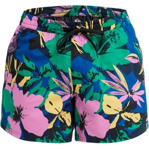 Quiksilver Мъжки бански слипове Quiksilver Everyday Printed Volley 15'' Swim brief - Dark Navy Interact Floral (050-2559-0212)