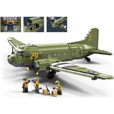 Sluban B1366 Transportné lietadlo Douglas C-47