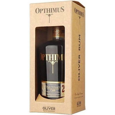 Opthimus #2020 Malt whisky cask 25-ti letý dominikánský rum 43% 0,7 l (holá láhev)