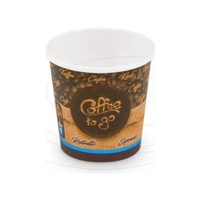 Wimex Papierový pohár ,,Coffee to go,, O62mm 110ml `XS: 0,08L 4oz`