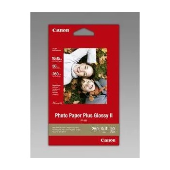 Canon Гланцирана фото хартия Canon Plus Glossy II PP-201, 10x15 cm, 50 листа, 2311B003BB