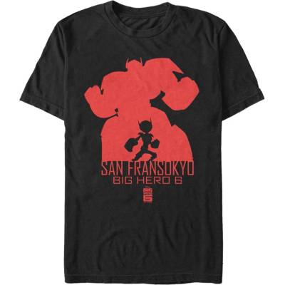 ZOOT. Fan Черна мъжка тениска Disney Силует Baymax ZOOT. Fan | Cheren | МЪЖЕ | L