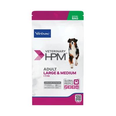 Virbac VET HPM Adult Large & Medium Dog pro dospělé psy velkých a středních plemen 3 kg