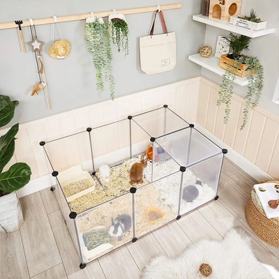 Songmics Klietka pre domáce zvieratá variabilná 143 × 73 × 46 cm