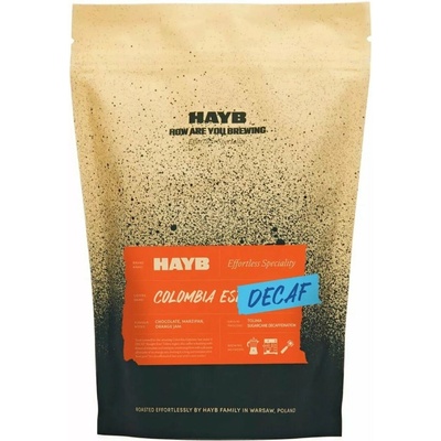 HAYB Colombia Espresso DECAF zrnková 250 g