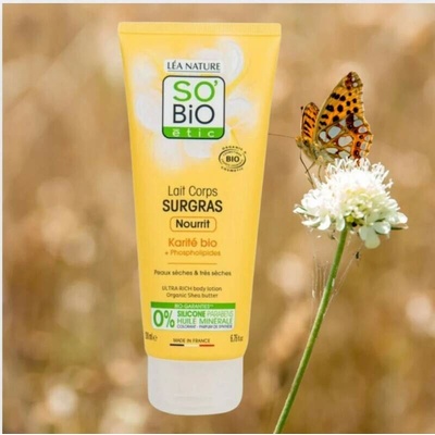 So’Bio étic tělové mléko ultra výživné s karité 200 ml