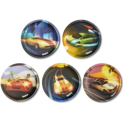 Sada ozdôb na batoh Ergobag Kletties Set - Racing Cars uni