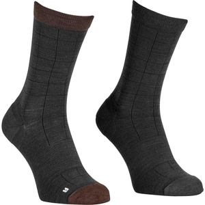 Ortovox Мъжки чорапи за колоездене Ortovox MTB Mid Light Sock Cycling socks - Black Raven - размер 45-47 (EU) (207-1392-0113)