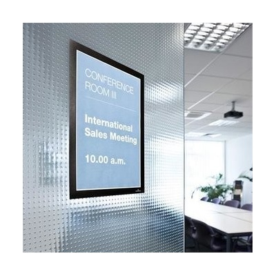 Prezentační rám Durable Duraframe A4, samolepicí, černá – Zboží Živě