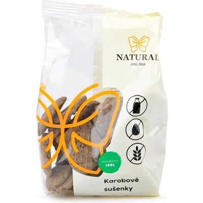 Natural Jihlava KAROBOVÉ sušienky bezlepkové 150g