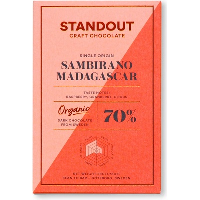Standout Chocolate 70% Sambirano Madagascar 50 g
