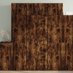 vidaXL Висок шкаф, опушен дъб, 70x42, 5x185 см, инженерно дърво (3281424)