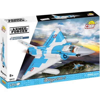 Cobi 5917 Armed Forces Mirage 2000-5, 1:48, 494 k – Zboží Mobilmania