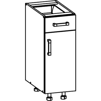 BRW Долен шкаф Older - D1S_30/82_L/STB - с плавно прибиране (D1S_30/82_L/STB)