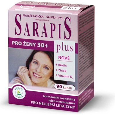 Sarapis plus pro ženy 30+ 90 kapslí