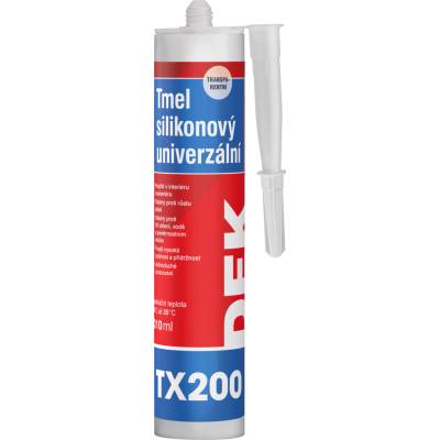 Tmel silikonový DEK TX200 transparentní 310 ml