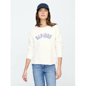 GAP Суитшърт с логото на GAP GAP | Byal | ЖЕНИ | XXS - zoot - 68,18 лв