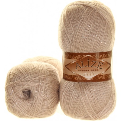 Alize Angora Gold Simli 506 světle béžová