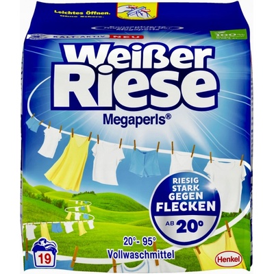 Weisser riesse megaperls Kalk aktiv prášok na pranie 1,14 kg 19 PD