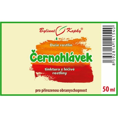 Čiernohlávok bylinné kvapky tinktúra duša rastlín 50 ml