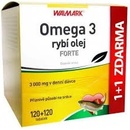 Walmark Omega 3 rybí olej Forte 120 + 120 tablet