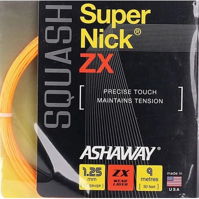 Ashaway Скуош кордаж Ashaway SuperNick ZX (9 m) - orange
