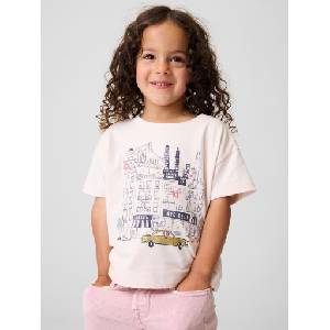 GAP Бебешка тениска Gap NYC GAP GAP | Rozov | Момичешки | 18-24 месеца