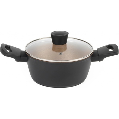 Russell Hobbs Hliníkový hrnec Opulence Collection, černý/zlatý (20 cm)
