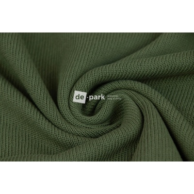 de-park Bavlněná svetrovina Soft - army khaki