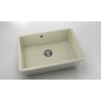 FAT Мивка за долно вграждане Vanguard 236, Granicite, 211 Silver stone, с включен сифон